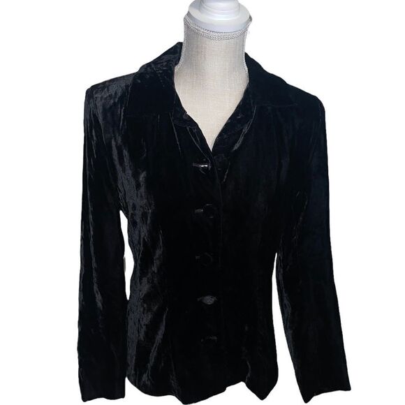 Vintage Talbots Velvet Blazer - Picture 1 of 12